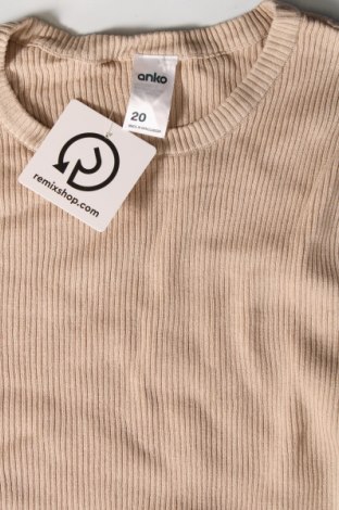 Damenpullover Anko, Größe XXL, Farbe Beige, Preis 4,99 €