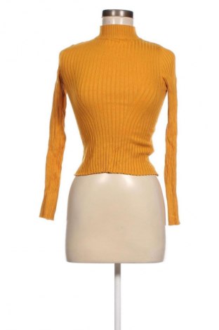Дамски пуловер Bershka, Размер S, Цвят Жълт, Цена 15,08 лв.