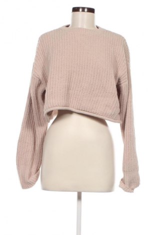 Damenpullover Bershka, Größe S, Farbe Beige, Preis 11,10 €