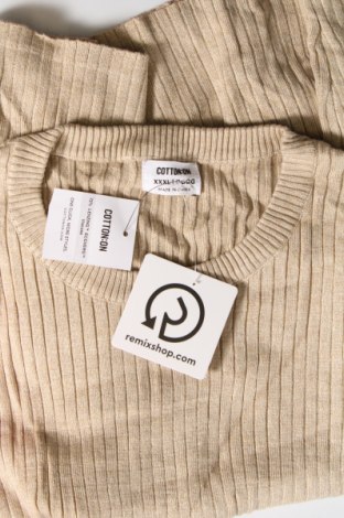 Damski sweter Cotton On, Rozmiar 3XL, Kolor Beżowy, Cena 66,99 zł