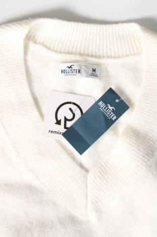 Damenpullover Hollister, Größe M, Farbe Weiß, Preis 16,99 €