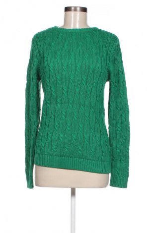 Дамски пуловер Land's End, Размер M, Цвят Зелен, Цена 22,55 лв.