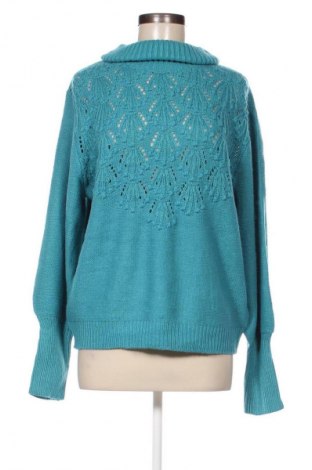 Damenpullover Laura Torelli, Größe L, Farbe Blau, Preis 8,49 €