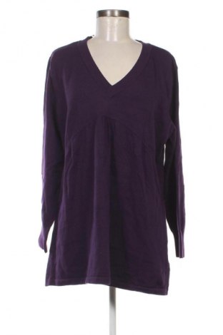 Γυναικείο πουλόβερ Mia Linea, Μέγεθος XXL, Χρώμα Βιολετί, Τιμή 12,56 €