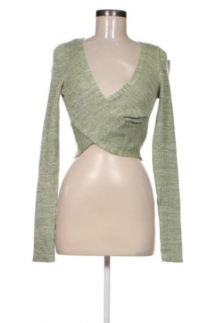 Pulover de femei NA-KD, Mărime M, Culoare Verde, Preț 122,99 Lei