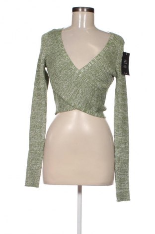 Pulover de femei NA-KD, Mărime L, Culoare Verde, Preț 122,99 Lei