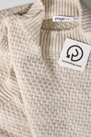 Damenpullover Page One, Größe M, Farbe Beige, Preis 7,49 €