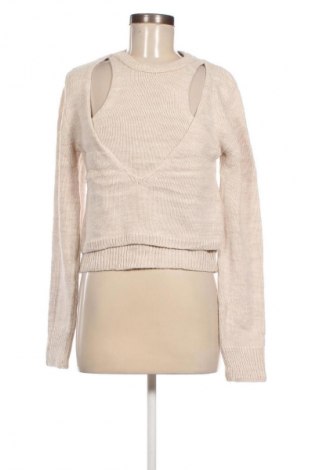 Damenpullover Pull&Bear, Größe L, Farbe Beige, Preis € 20,18