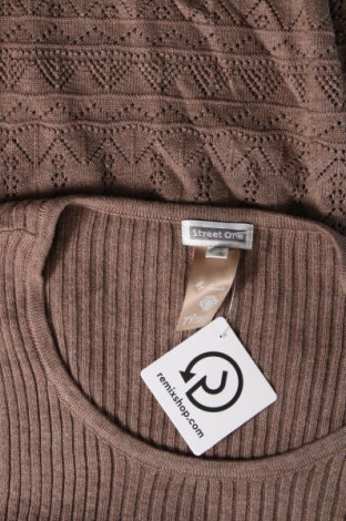 Damski sweter Street One, Rozmiar S, Kolor Brązowy, Cena 45,99 zł