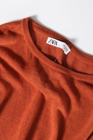 Damenpullover Zara, Größe M, Farbe Orange, Preis 6,79 €