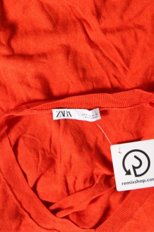 Damenpullover Zara, Größe M, Farbe Orange, Preis 6,99 €