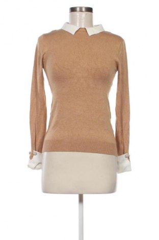Γυναικείο πουλόβερ Zara Knitwear, Μέγεθος S, Χρώμα  Μπέζ, Τιμή 9,19 €