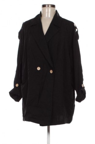 Trench de femei H&M Divided, Mărime L, Culoare Negru, Preț 123,36 Lei