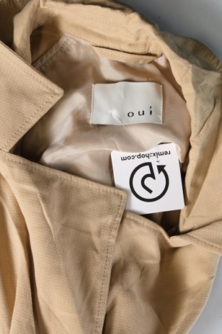 Damen Trenchcoat Oui, Größe M, Farbe Beige, Preis 17,79 €