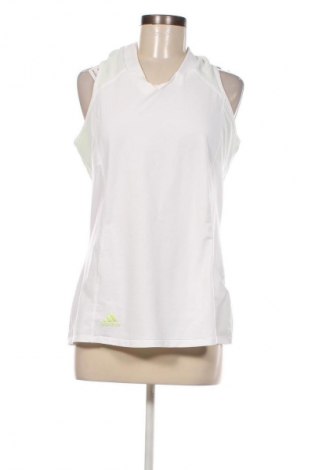 Damen Sporttop Adidas, Größe L, Farbe Weiß, Preis 39,69 €