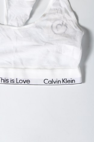 Γυναίκειο αθλητικό τοπ Calvin Klein, Μέγεθος M, Χρώμα Λευκό, Τιμή 13,49 €