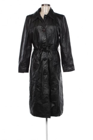 Palton din piele pentru damă Maxima, Mărime L, Culoare Negru, Preț 339,97 Lei
