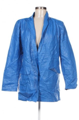 Damen Lederblazer Boohoo, Größe M, Farbe Blau, Preis € 30,62