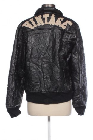 Damen Lederjacke, Größe M, Farbe Schwarz, Preis 28,99 €