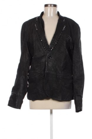 Damen Lederjacke, Größe M, Farbe Schwarz, Preis € 22,99