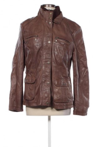 Damen Lederjacke, Größe M, Farbe Braun, Preis 22,99 €