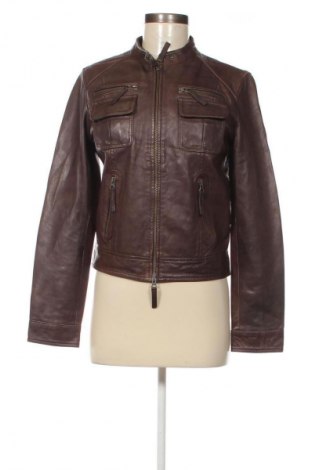 Damen Lederjacke, Größe M, Farbe Braun, Preis € 37,49