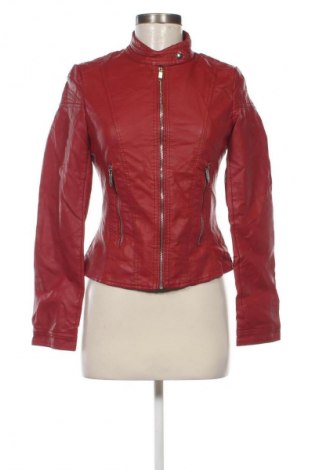 Damen Lederjacke, Größe M, Farbe Rot, Preis € 11,49