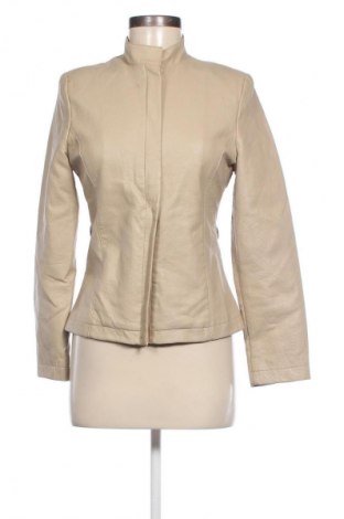 Damen Lederjacke, Größe S, Farbe Beige, Preis € 16,99