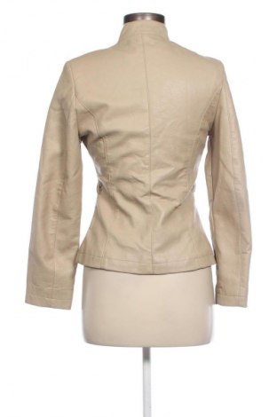 Damen Lederjacke, Größe S, Farbe Beige, Preis 16,49 €