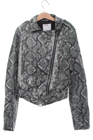 Damen Lederjacke Bershka, Größe XS, Farbe Mehrfarbig, Preis 16,29 €