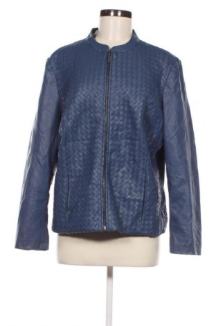 Damen Lederjacke Colleen Lopez, Größe M, Farbe Blau, Preis 21,92 €