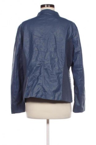 Damen Lederjacke Colleen Lopez, Größe M, Farbe Blau, Preis 7,99 €