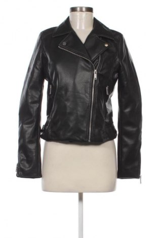 Γυναικείο δερμάτινο μπουφάν H&M, Μέγεθος S, Χρώμα Μαύρο, Τιμή 12,29 €