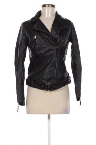 Dámska kožená bunda  H&M, Veľkosť S, Farba Čierna, Cena  13,89 €