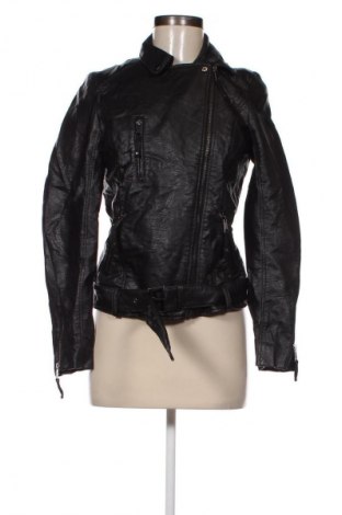 Damen Lederjacke H&M, Größe M, Farbe Schwarz, Preis 23,87 €