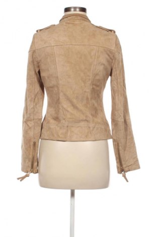 Damen Lederjacke Mango, Größe S, Farbe Beige, Preis € 23,49