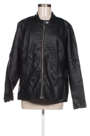 Damen Lederjacke ONLY Carmakoma, Größe XXL, Farbe Schwarz, Preis 27,10 €