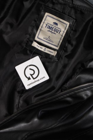 Damen Lederjacke Timeout, Größe L, Farbe Schwarz, Preis € 23,03