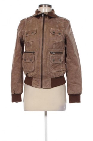 Damen Lederjacke Tom Tailor, Größe XS, Farbe Beige, Preis € 29,99