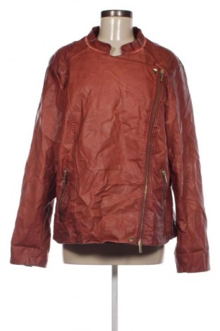 Damen Lederjacke Ulla Popken, Größe XXL, Farbe Braun, Preis € 26,99