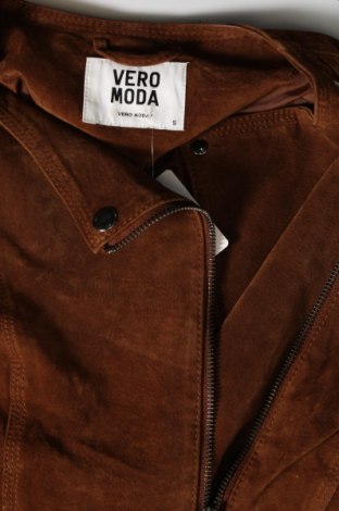 Damen Lederjacke Vero Moda, Größe S, Farbe Braun, Preis € 23,99