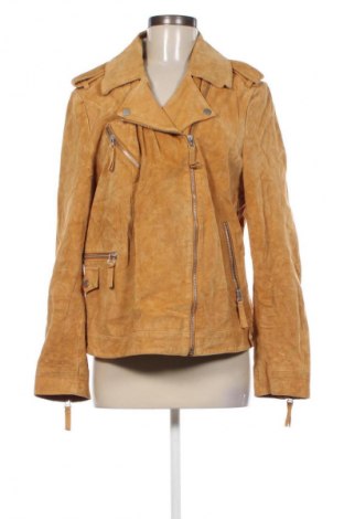 Damen Lederjacke Yessica, Größe M, Farbe Beige, Preis 22,99 €