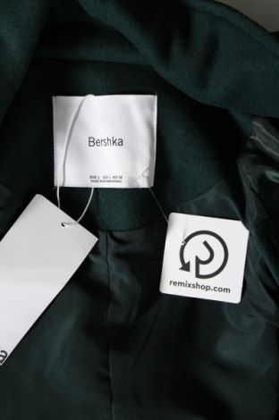 Palton de femei Bershka, Mărime L, Culoare Verde, Preț 254,99 Lei