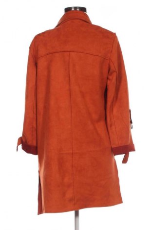 Damenmantel Bershka, Größe S, Farbe Orange, Preis 44,54 €