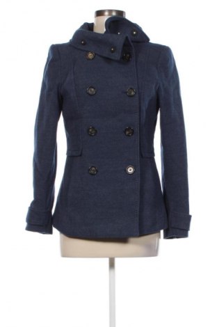 Дамско палто H&M, Размер S, Цвят Син, Цена 60,99 лв.
