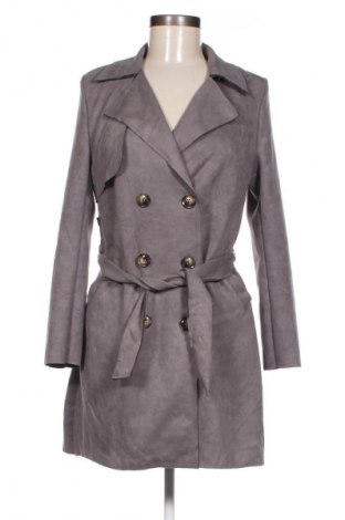 Γυναικείο παλτό Made In Italy, Μέγεθος S, Χρώμα Γκρί, Τιμή 19,80 €