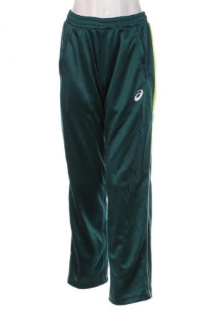 Pantaloni trening de femei ASICS, Mărime M, Culoare Verde, Preț 290,62 Lei