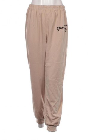 Γυναικείο αθλητικό παντελόνι SHEIN, Μέγεθος XL, Χρώμα  Μπέζ, Τιμή 7,29 €
