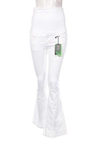 Umstandsjeans Supermom, Größe S, Farbe Weiß, Preis 17,99 €