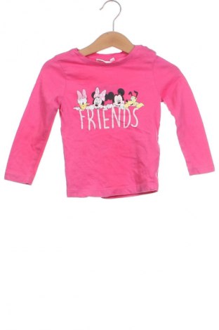 Детска блуза Disney, Размер 12-18m/ 80-86 см, Цвят Розов, Цена 11,73 лв.